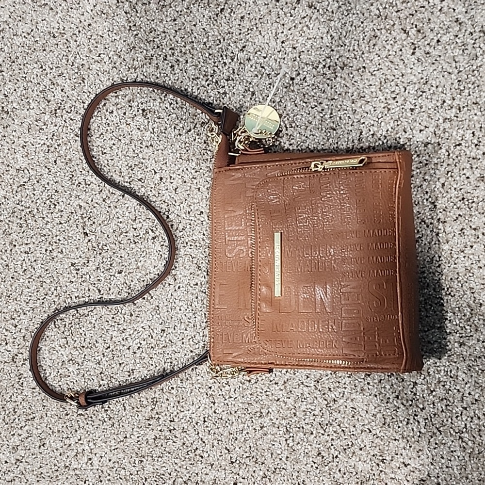 Steve Madden Brown Crossbody Bag